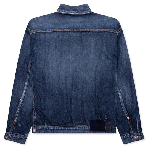 101XX S/S Damaged Jacket - Indigo