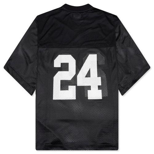 24 Mesh Boxy Jersey - Black