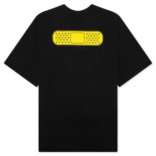 39 Waffle Tee - Black/Yellow