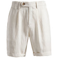 Business-Casual Lyocell Cotton Shorts Old Money Style