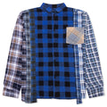 7 Cuts Wide Flannel Shirt - Assorted