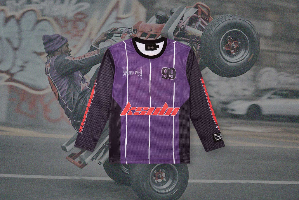Ksubi x ASAP TyY Moto Jersey - Purple