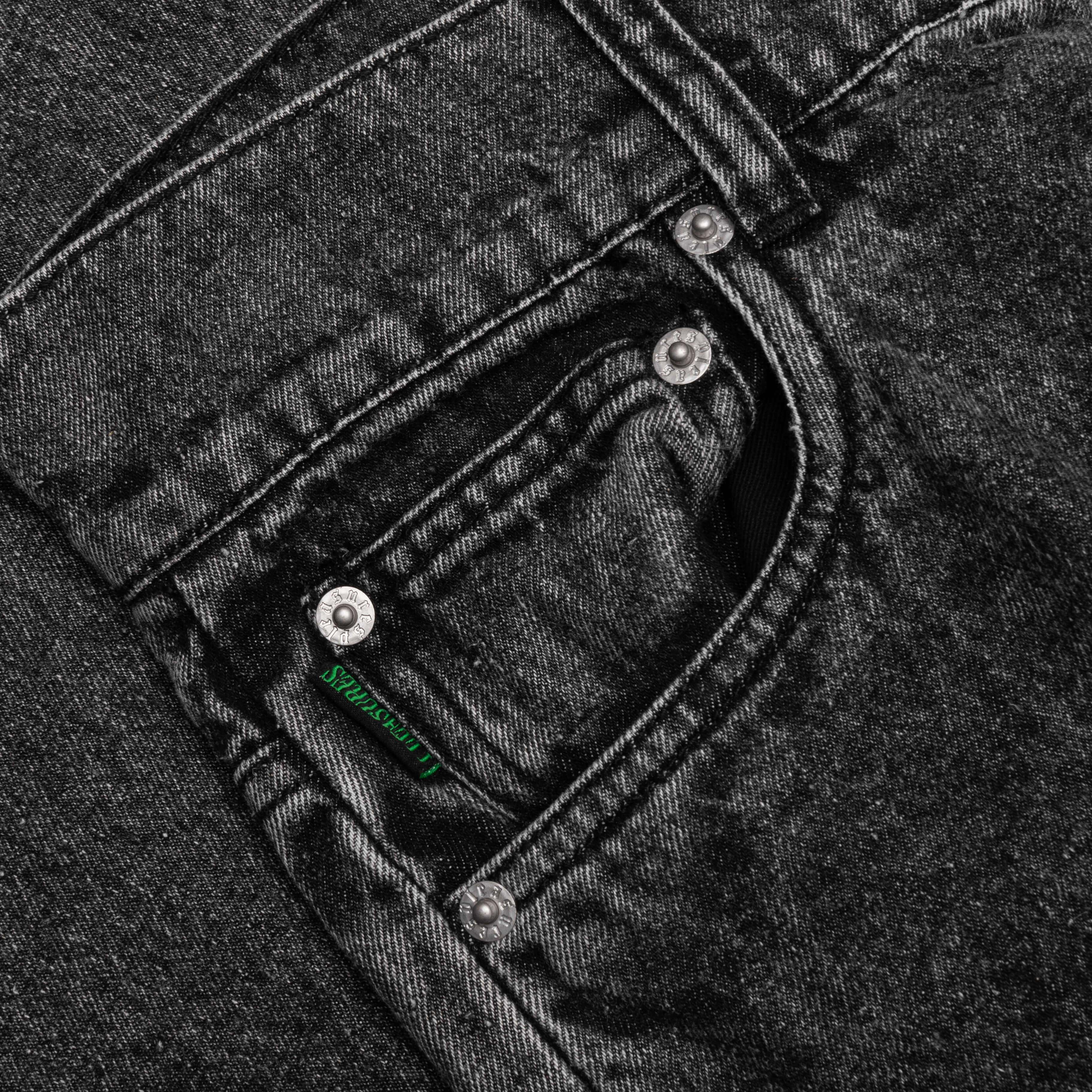 Acid 5-Pocket Jeans - Black