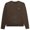 Crew Neck Sweatshirt - Coffee Brown
