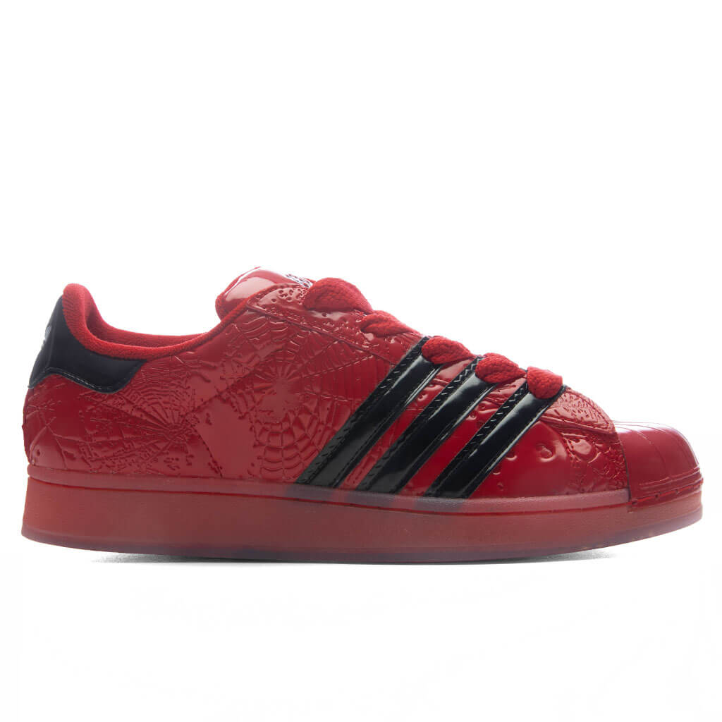 Adidas Originals x Sp5der Superstar - Red/Core Black/Silver Metallic