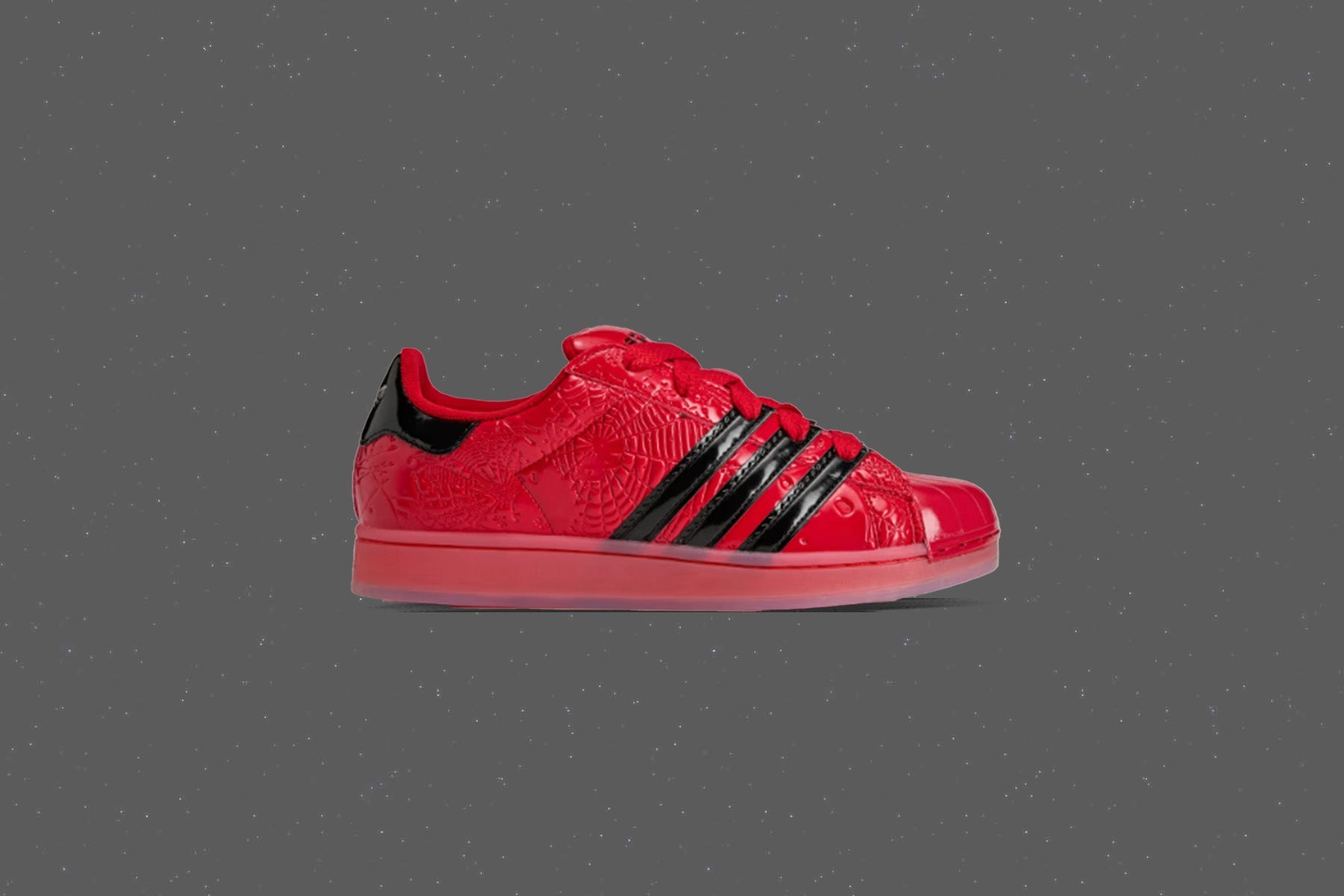 Adidas Originals x Sp5der Superstar - Red/Core Black/Silver Metallic