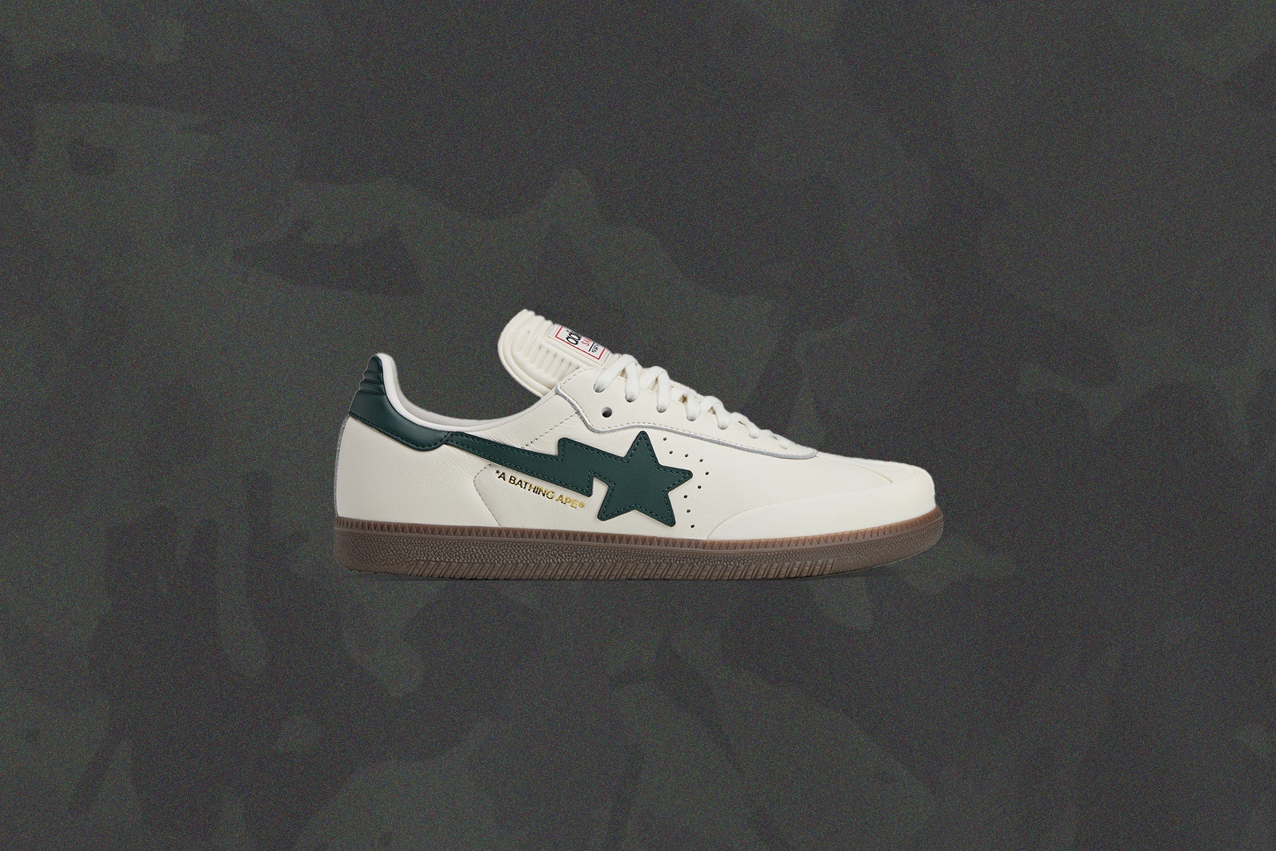 Adidas x BAPE Samba - Off White/Shadow Green/Gum