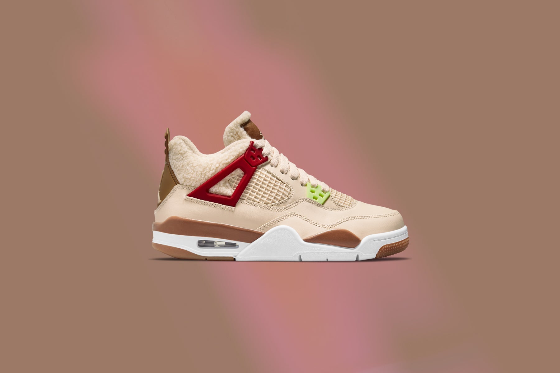 Air Jordan 4 Retro (GS) - Pearl White/Dark Driftwood