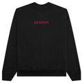 Air Jordan Women's Crew Sweatshirt - Black/Gym Red