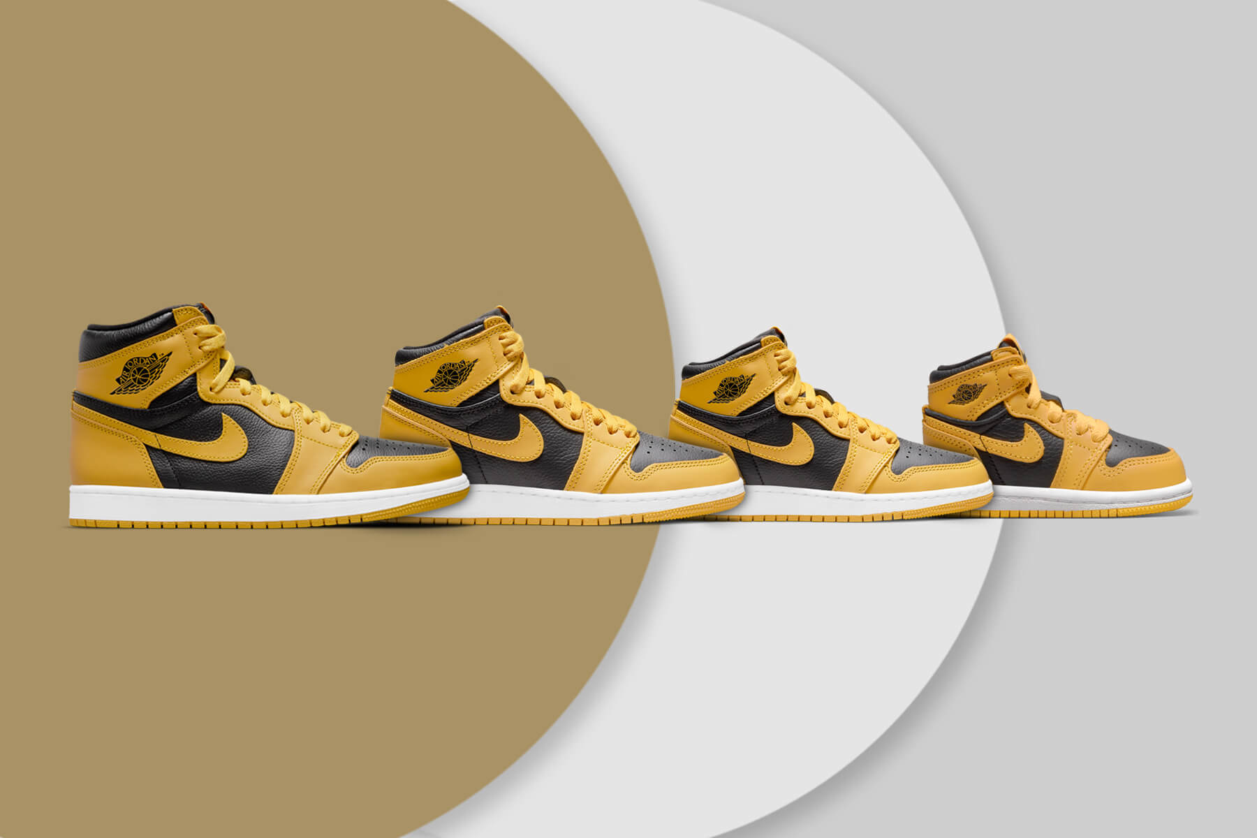 Air Jordan 1 Retro High OG 'Pollen' - Yellow/Black