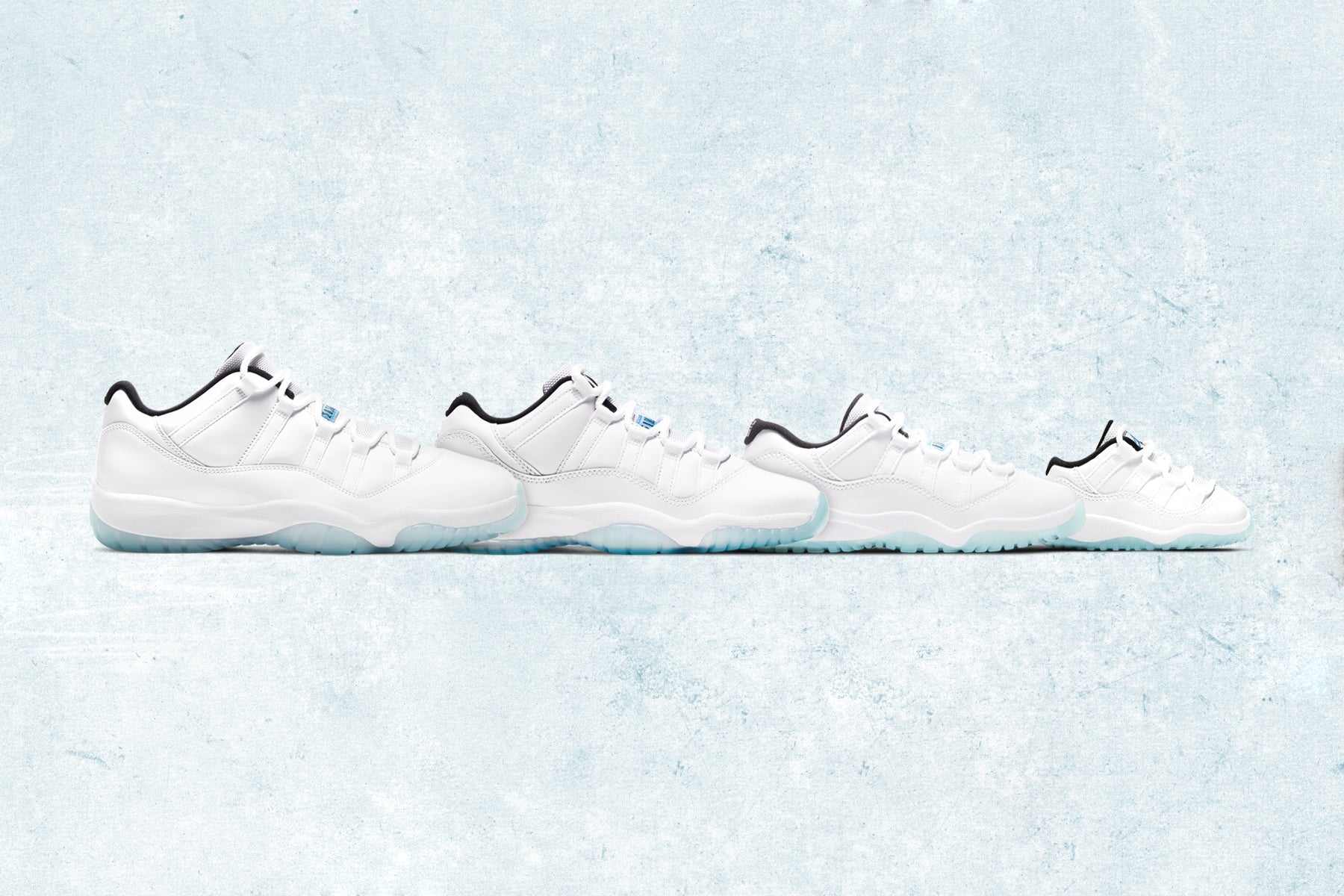 Air Jordan 11 Retro Low (GS) - White/Legend Blue