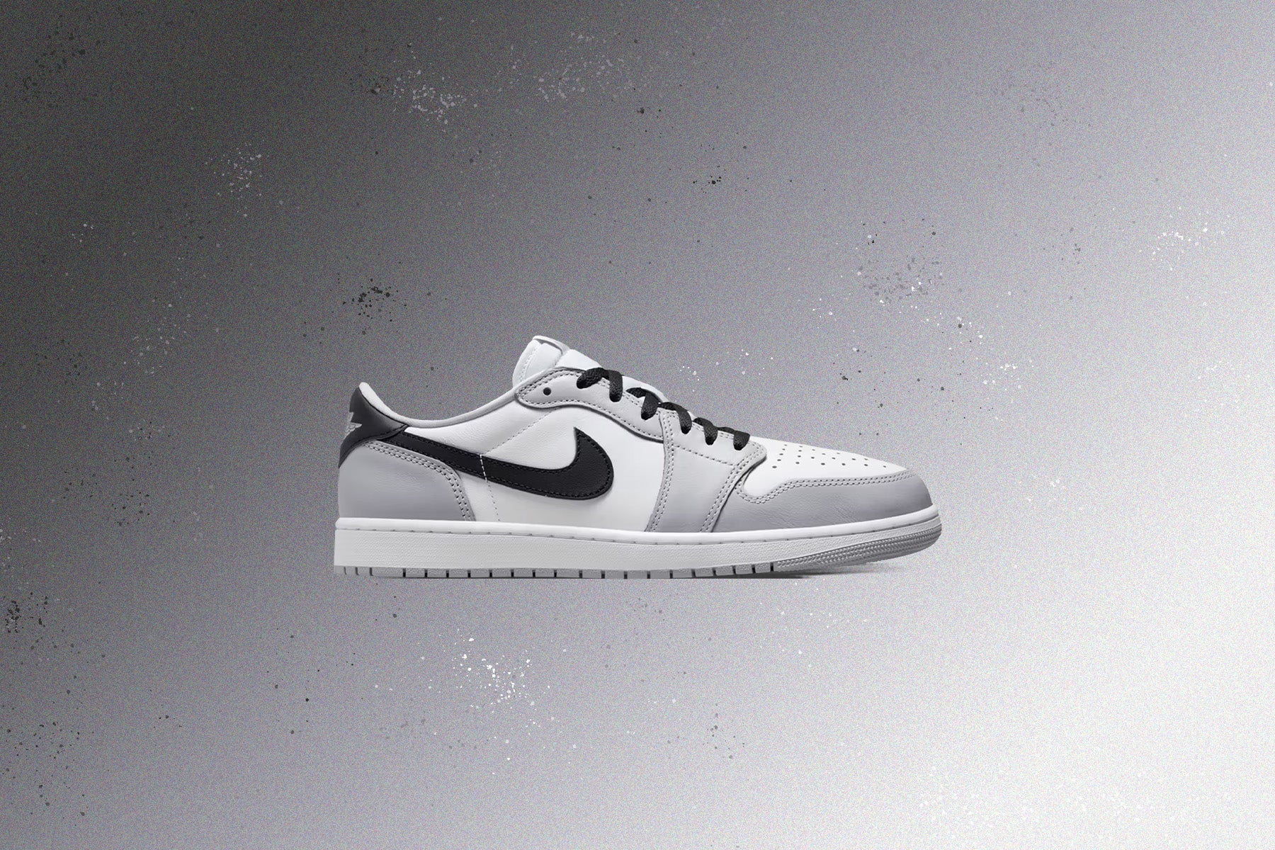 Air Jordan 1 Low OG 'Barons' - White/Black/Wolf Grey