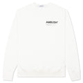 Fleece Workshop Crewneck - Tofu/Black