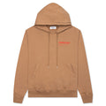 Fleece Workshop Hoodie - Natural/Valiant Poppy