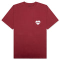 Amour Pocket S/S T-Shirt - Tuscany/White
