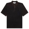 Anchor Short Sleeve Polo Shirt - Brown