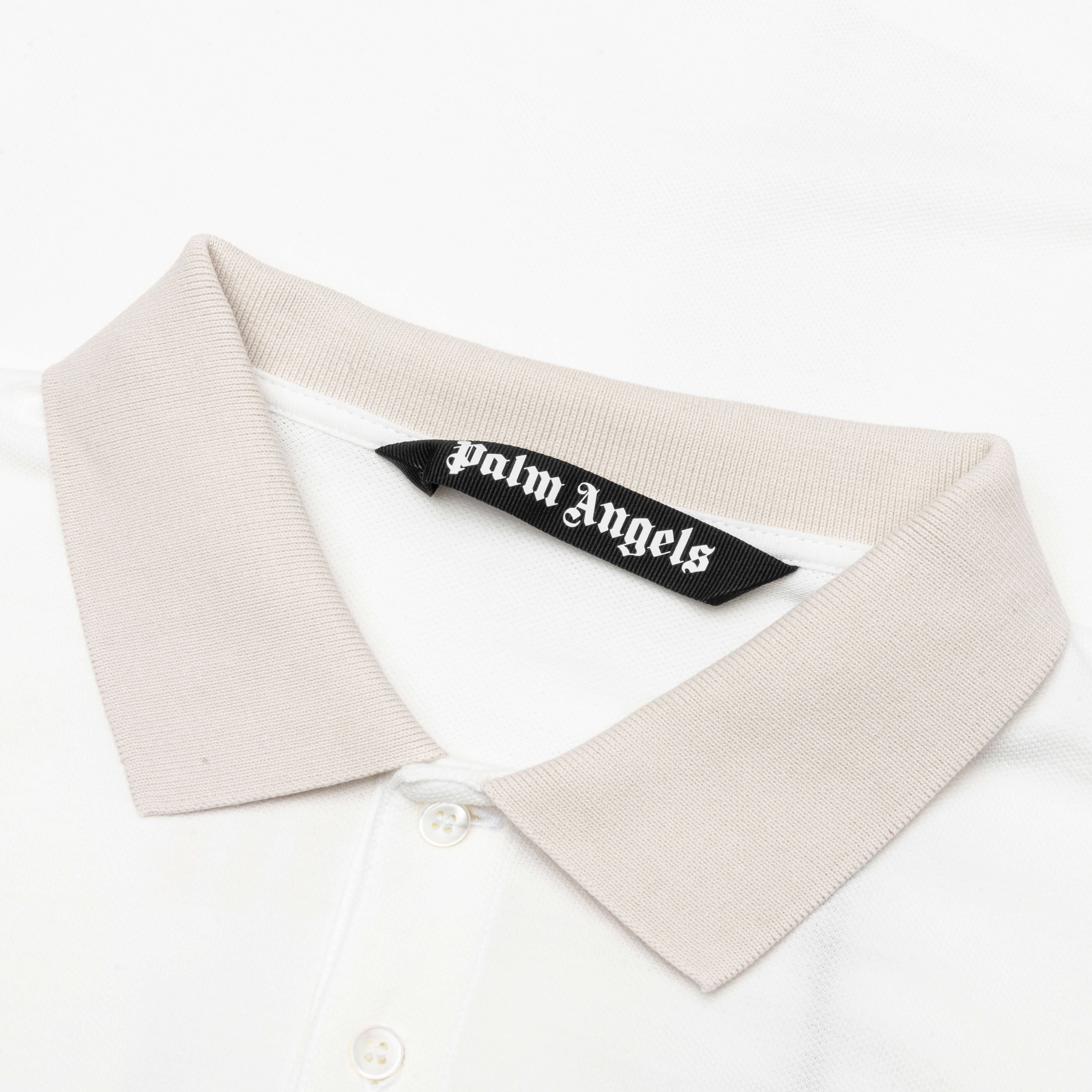 Angel Pencil Polo S/S - Off White/Light Orange