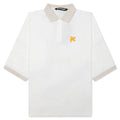 Angel Pencil Polo S/S - Off White/Light Orange