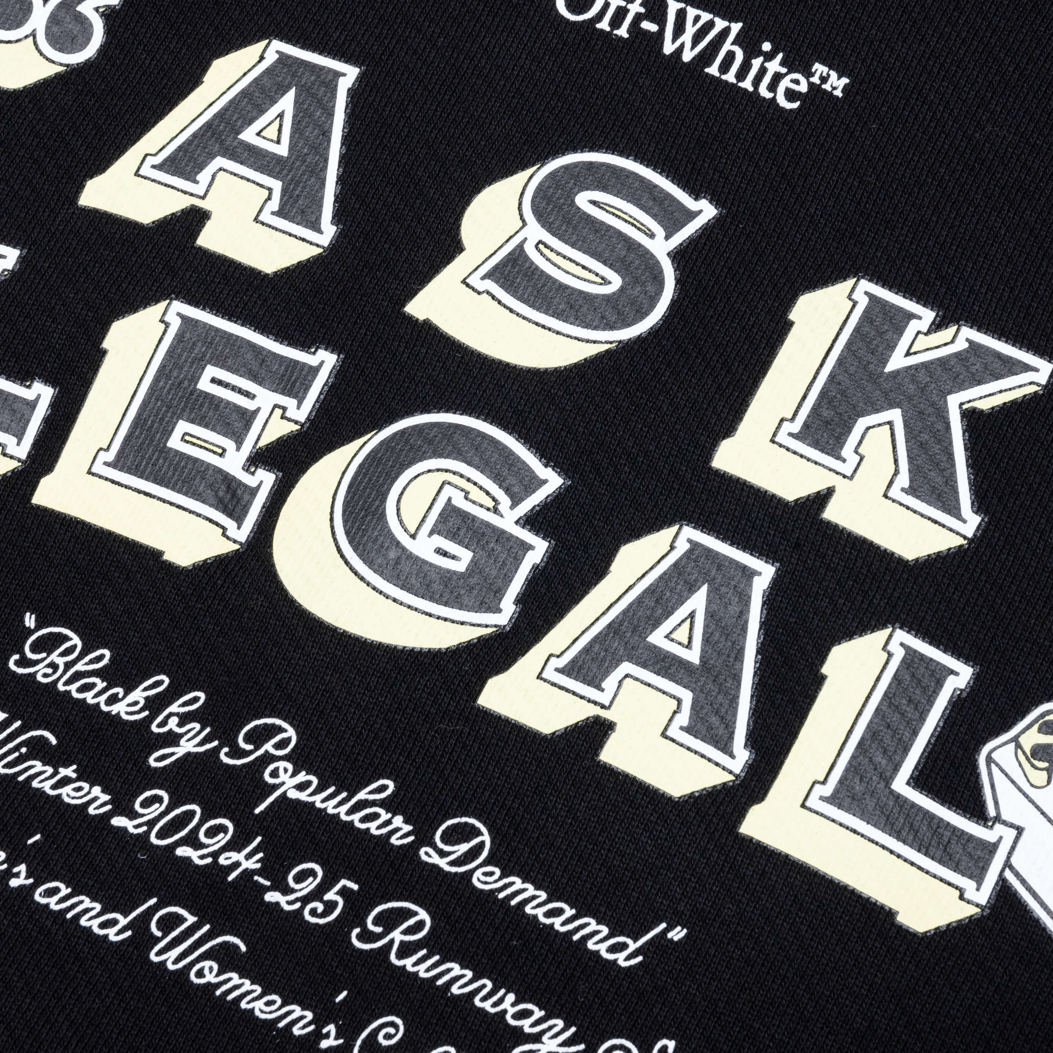 Arr Ask Legal Skate Hoodie - Black/White