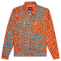 Awake Cargo Collared Military Jacket - Printed Leopard