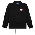 King Logo Twill Coaches Jacket - Charcoal