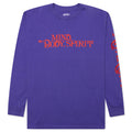 Mind Body Printed L/S Tee - Purple