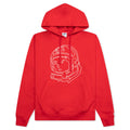 BB Line Helmet Hoodie - Racing Red