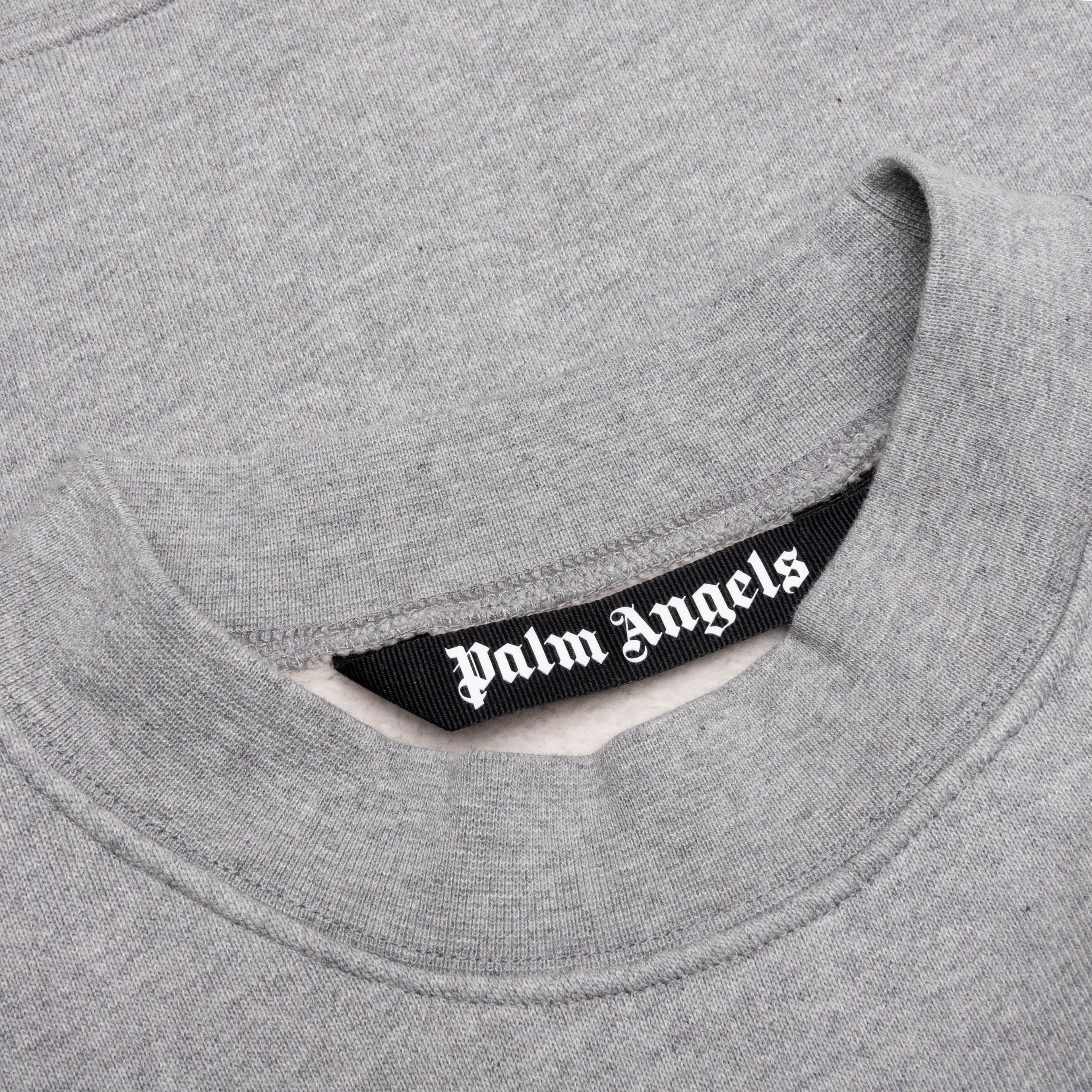 Back College Crew - Melange Grey/Petrol