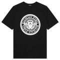 Coin Flock T-Shirt - Black/White