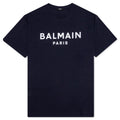 Flock Bulky Fit T-Shirt - Bleu Marine/Blanc