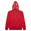 Bape 30th Anniversary Line Camo Shark Full Zip Hoodie - Red