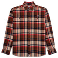 Bape Check Ape Head One Point Flannel Shirt - Red