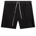 Butt Zipp Long Boxer Shorts - Black
