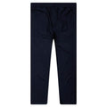 Silk Floral Jacquard Pants - Navy