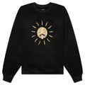Beaded Sun Crewneck - Worn Black