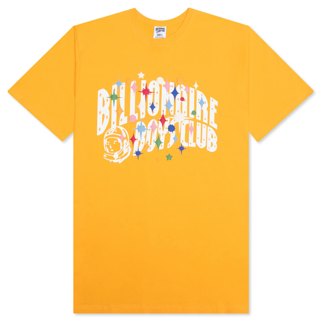 Arch Burst S/S Tee - Amber Yellow