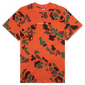 Foilage S/S Knit - Red Orange