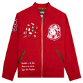 Helmet Varsity Jacket - Red