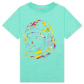 Kids Helmet Traveler S/S Tee - Biscay Green
