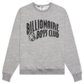 Straight Font Crew - Heather Grey
