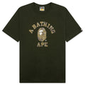 Bitmap College Tee - Olive Drab