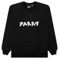 Blob Logo Crew Neck Sweatshirt - Washed Black
