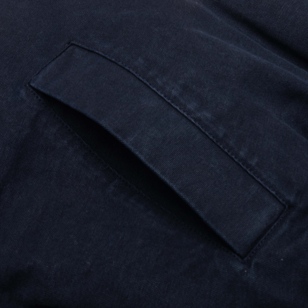 Cotton Canvas Blouson - Navy