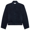 Cotton Canvas Blouson - Navy