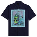 Wounds Heal S/S Button Up Shirt - Navy
