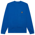 Core Mock Neck Waffle Long Sleeve - Blue
