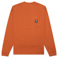 Core Mock Neck Waffle Long Sleeve - Terracotta