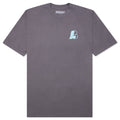B Logo S/S Tee - Slate