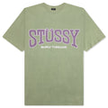 Burly Threads Pig. Dyed Tee - Olive