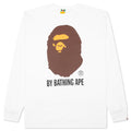 By Bathing Ape L/S Tee - White
